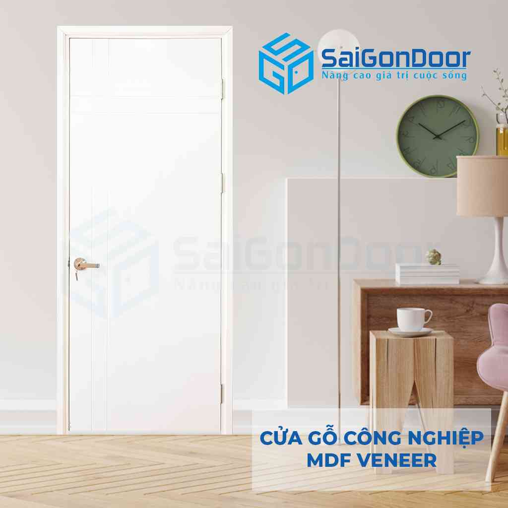 Cửa gỗ MDF veneer P1R4-C1 SGD