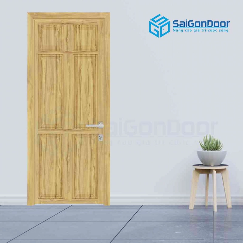 Khái niệm về cửa gỗ công nghiệp HDF và lý do tại sao phù hợp với chung cư