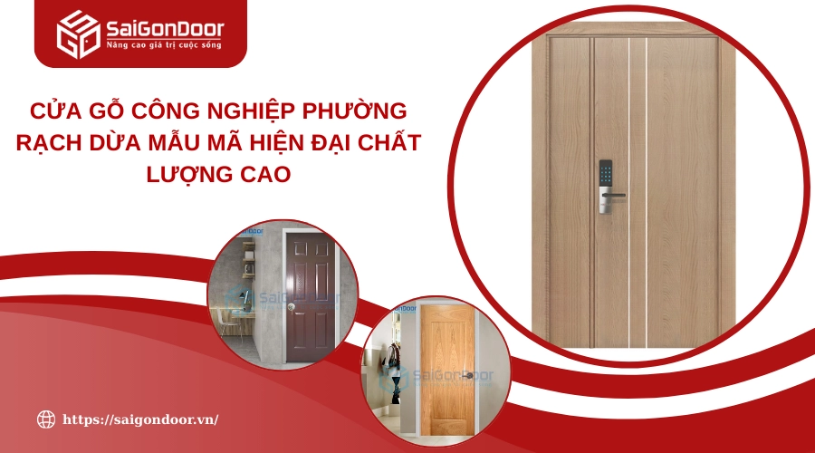 Cửa Gỗ Công Nghiệp Phường Rạch Dừa Mẫu Mã Hiện Đại Chất Lượng Cao