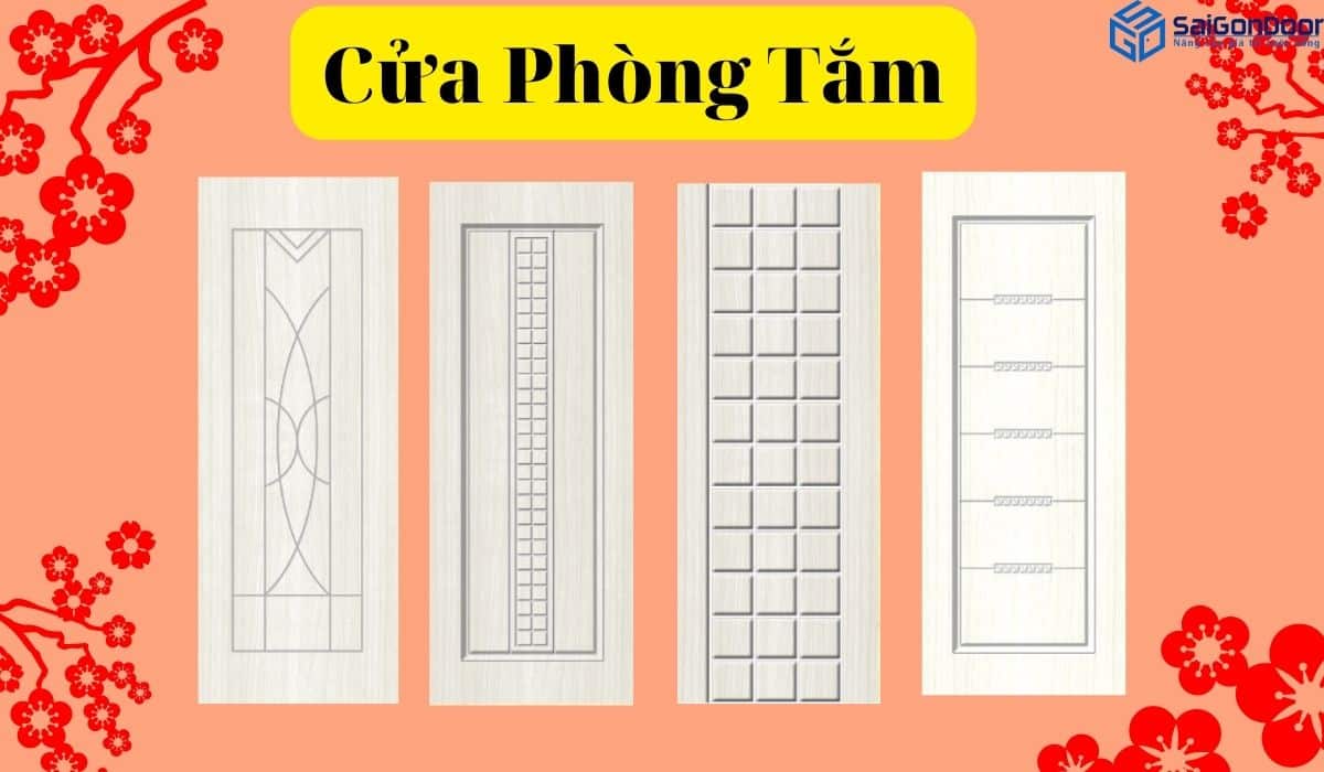 Ứng dụng lắp đặt cho cửa phòng tắm