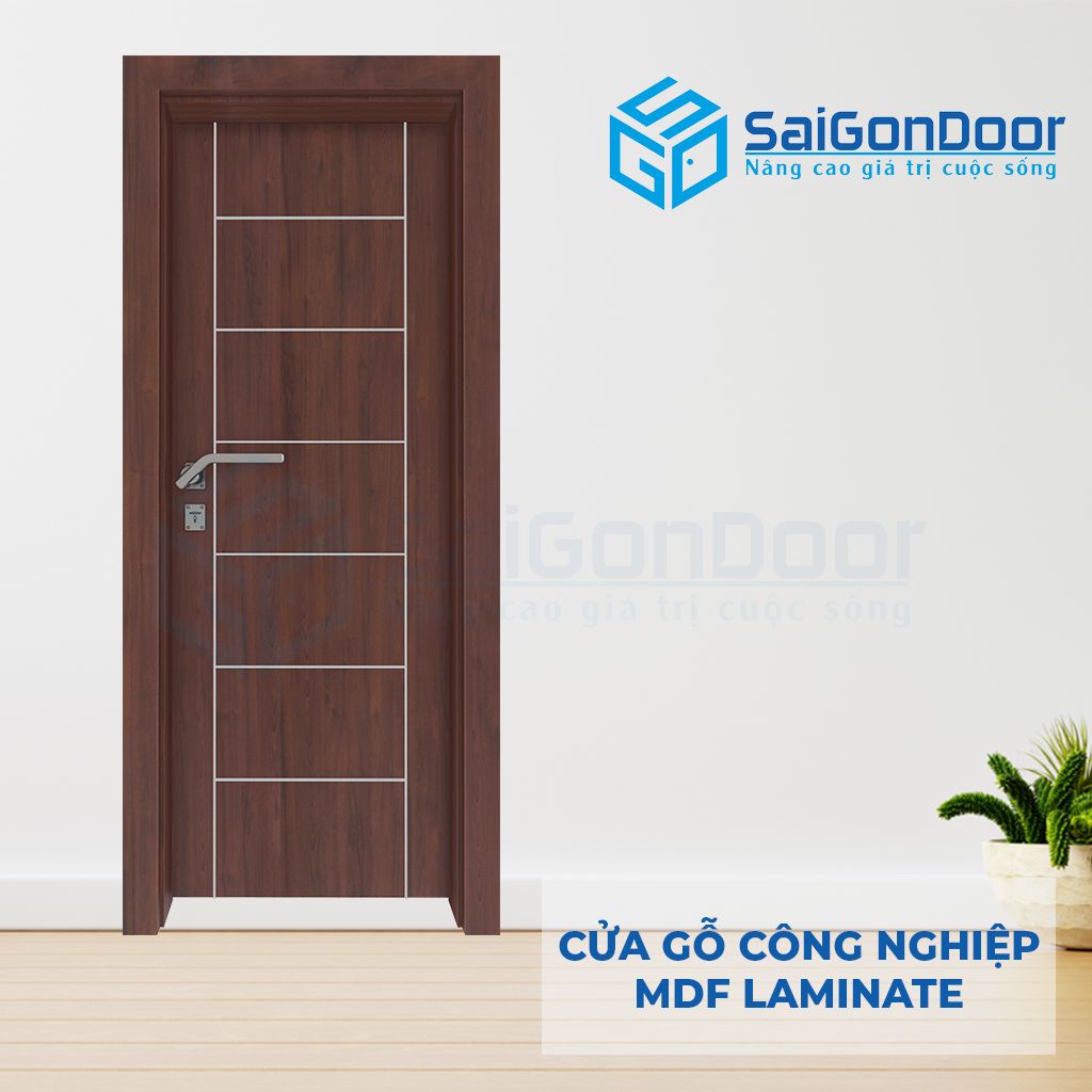 CỬA GỖ CÔNG NGHIỆP MDF LAMINATE P1R8s