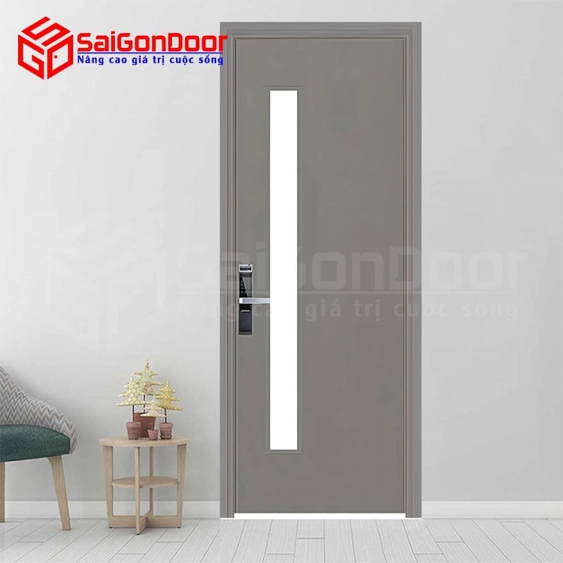 Cửa thép chống cháy TCC P1G1 màu xám