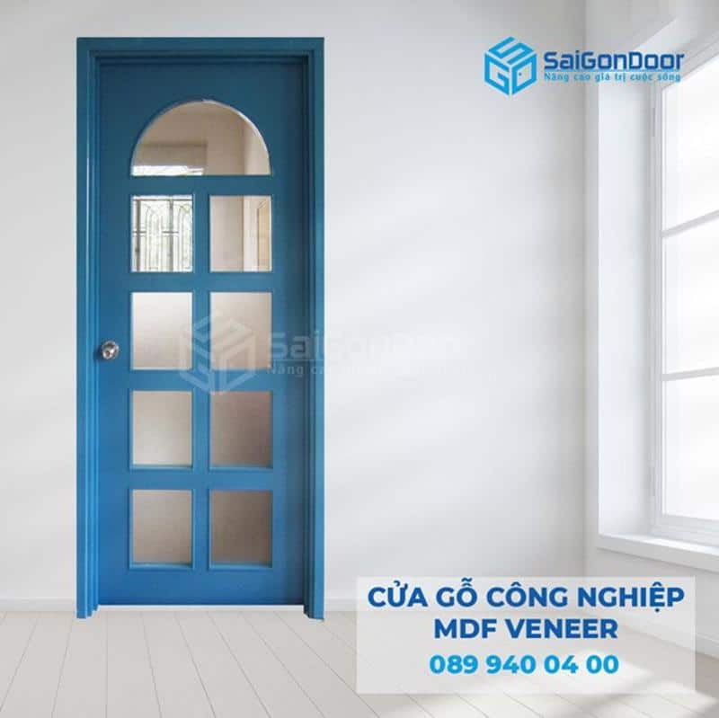 Cửa gỗ công nghiệp MDF với màu sắc ấn tượng 