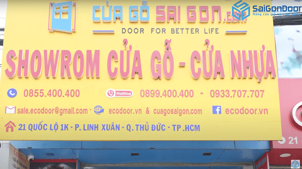 Các showroom của SAIGONDOOR