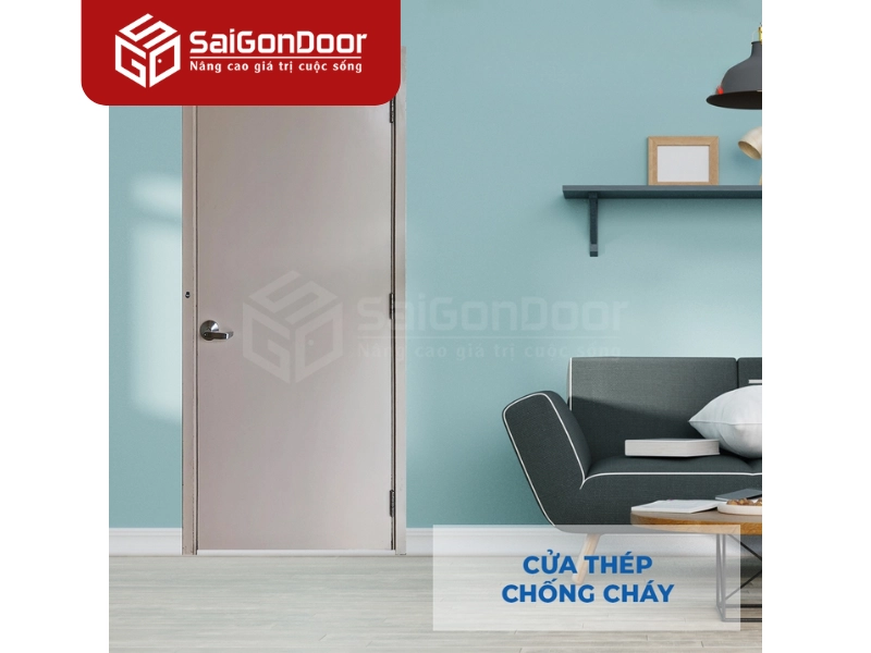 Ưu điểm của loại cửa thép chống cháy này