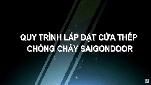 Lắp đặt cửa thép chống cháy chuyên nghiệp tại công trình văn phòng