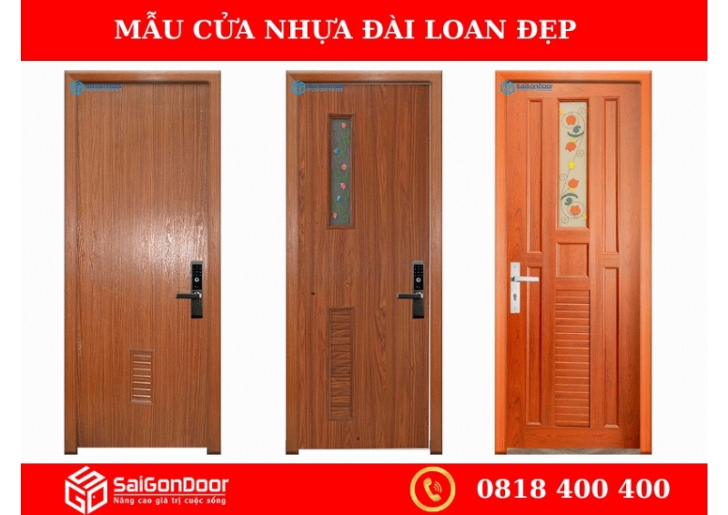 Cửa nhựa gỗ chống mối mọt Đài Loan 