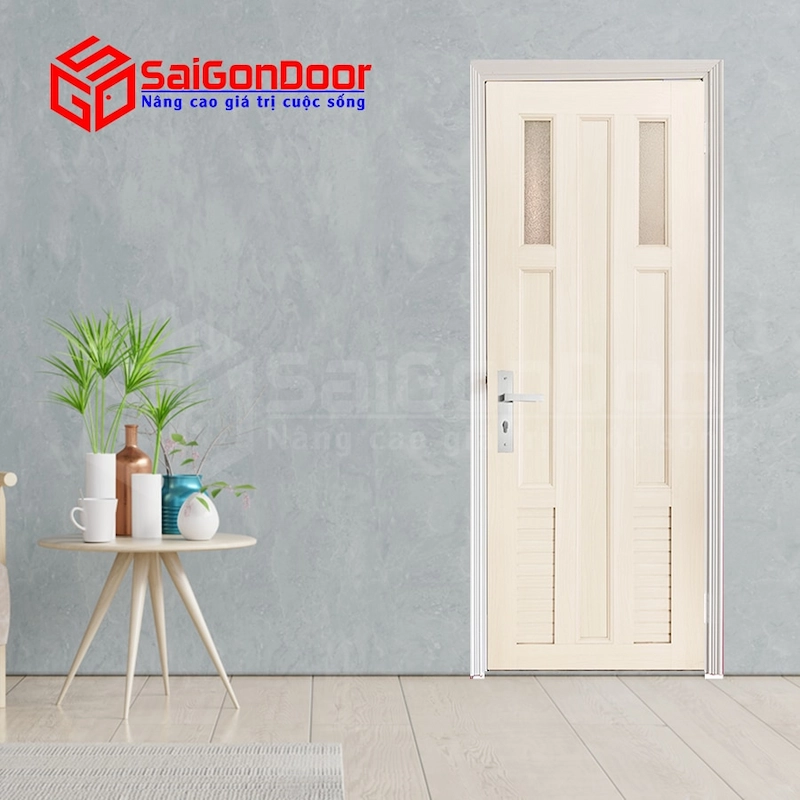 cửa nhựa giả gỗ nhà vệ sinh