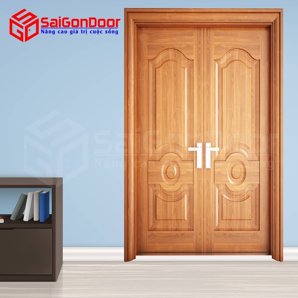 Cửa thép vân gỗ TVG-2H6-V3