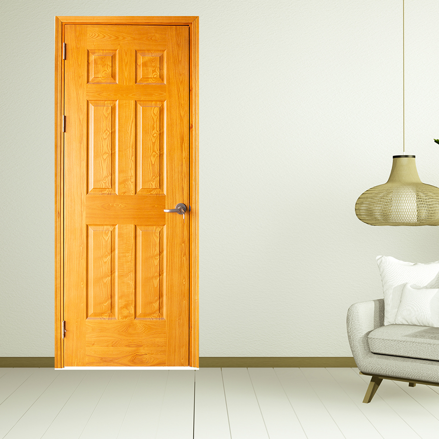 CỬA GỖ PHÒNG NGỦ PN HDF Veneer 6A-ash (3)