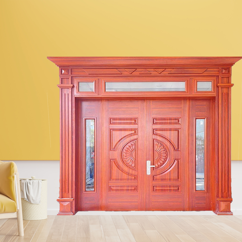 Cửa Thép Vân Gỗ SGD-KM.TVG-4C.2