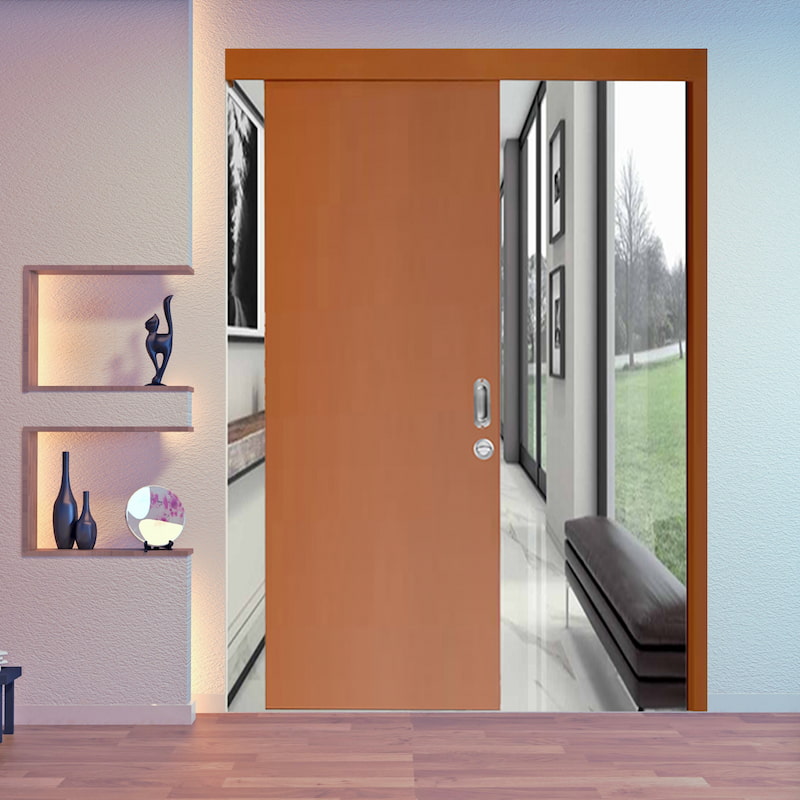 Cửa gỗ công nghiệp Cửa lùa trượt MDF P1 2K