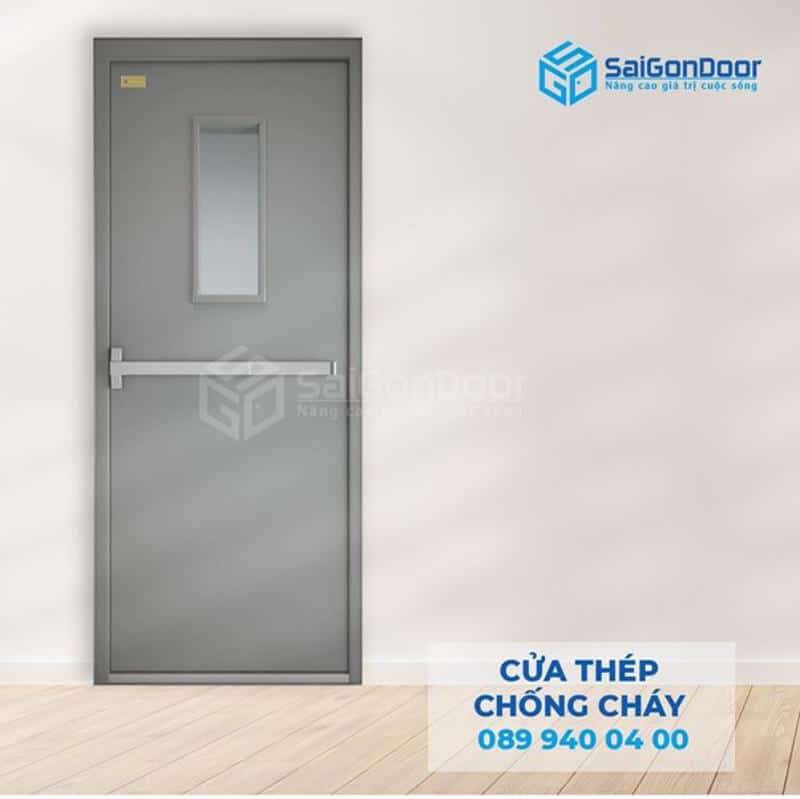 Cửa thép vân gỗ