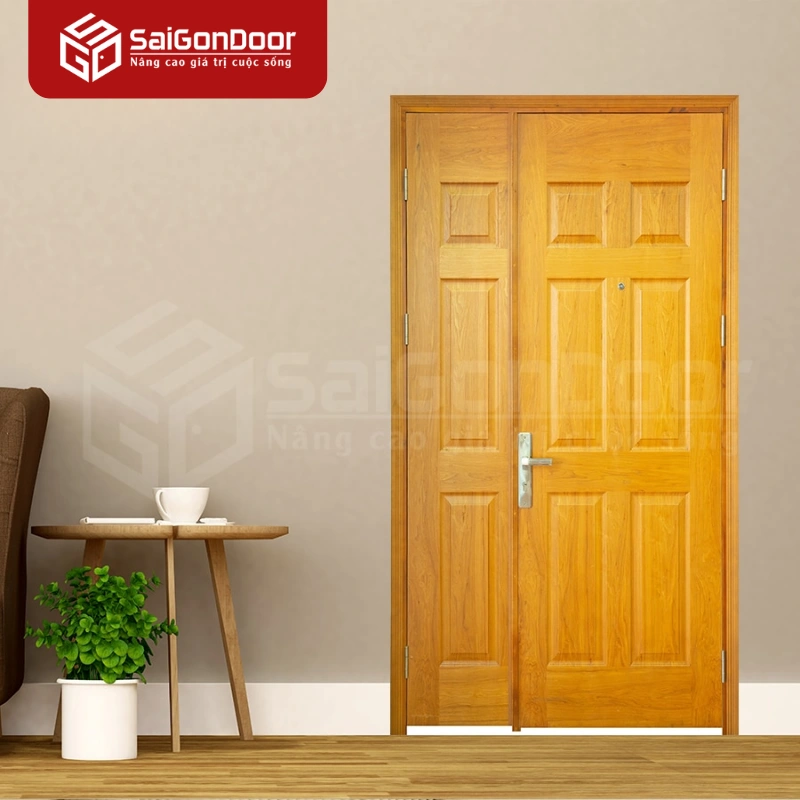 Cửa Gỗ HDF veneer 9A – Ash