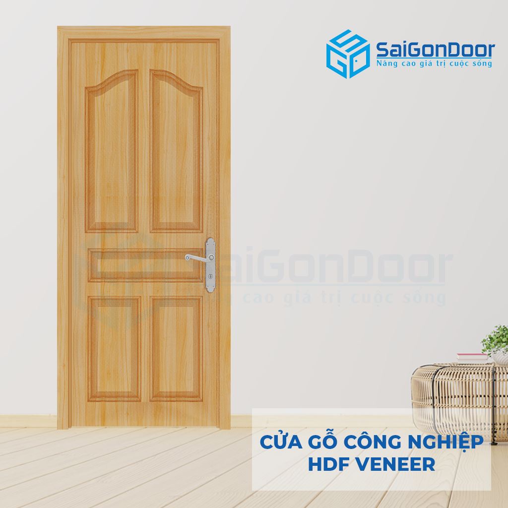 Cửa Gỗ Công Nghiệp HDF Veneer SGD 5A ash (2)