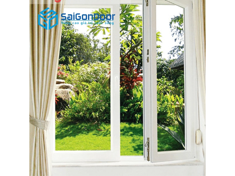 Cửa nhựa lõi thép UW-03