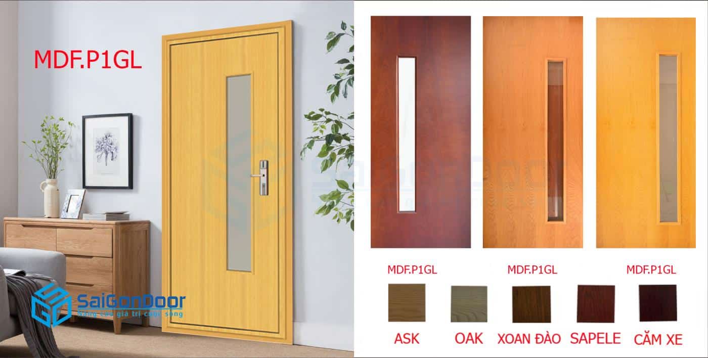 Cửa gỗ công nghiệp MDF Veneer tại SaiGonDoor