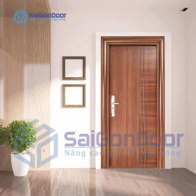 SaigonDoor - Giải pháp cửa thép vân gỗ cách âm và cửa thép chống cháy tối ưu