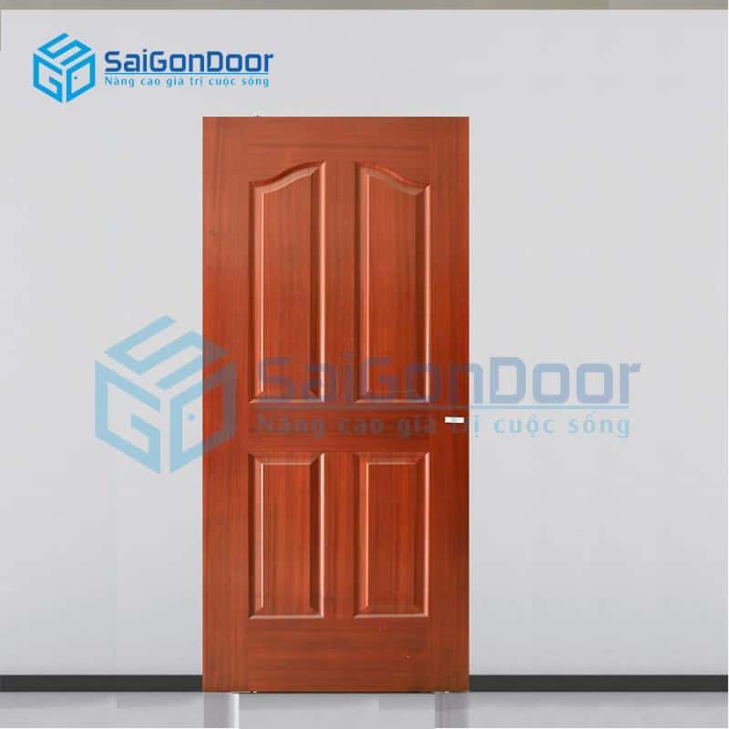 Cửa Gỗ HDF Veneer V1P2A-SAPELE