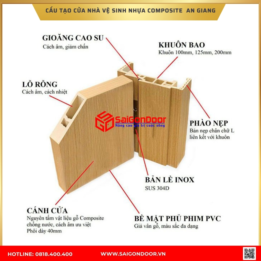 Cấu tạo cửa nhà vệ sinh nhựa composite An Giang