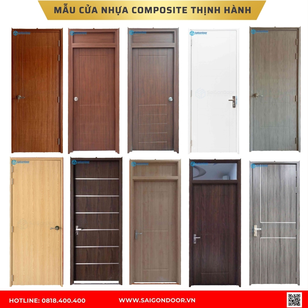 Mẫu cửa nhựa composite Cà Mau