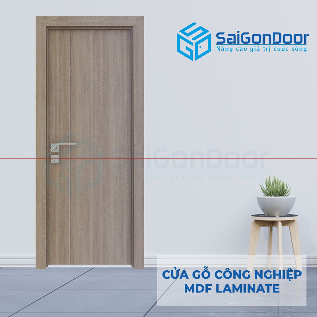 CỬA GỖ CÔNG NGHIỆP MDF LAMINATE P1R1