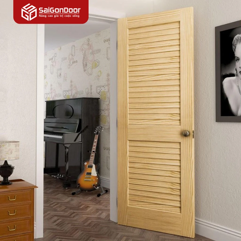 Những ưu điểm vượt trội khiến cửa nhôm lá sách giả gỗ được ưa chuộng