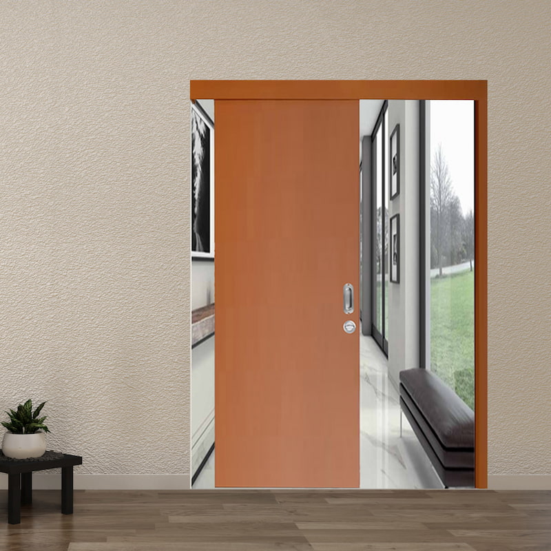 Cửa gỗ công nghiệp Cửa lùa trượt MDF P1 2K