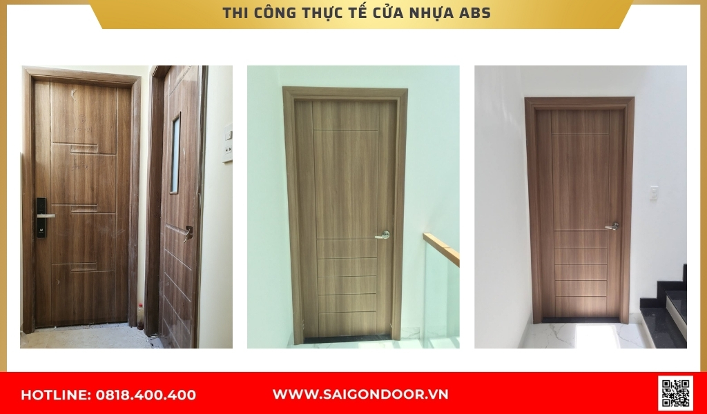 ình ảnh thi thực thi công cửa nhựa Hàn Quốc