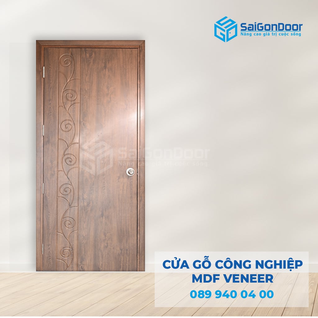 Cua go MDF phu PVC