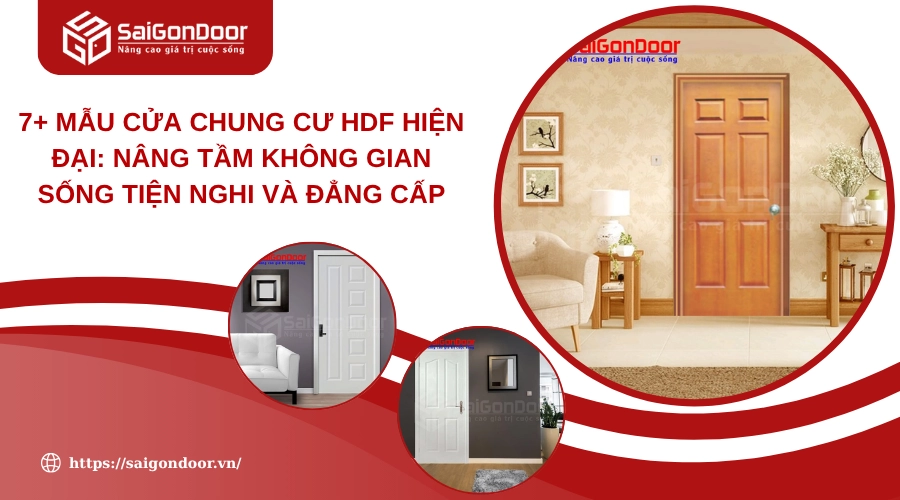 7+ Mẫu Cửa Chung Cư HDF Hiện Đại: Nâng Tầm Không Gian Sống Tiện Nghi Và Đẳng Cấp