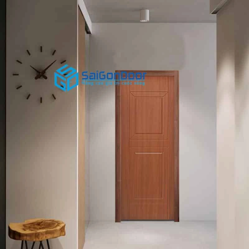 Mẫu cửa nhựa composite Hàn Quốc cho chung cư 