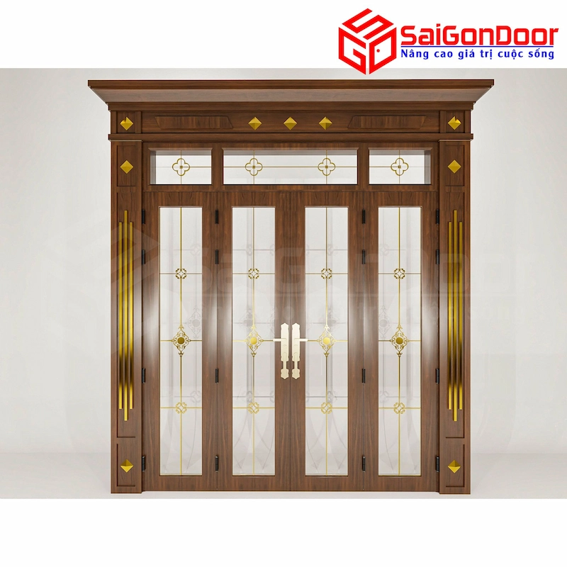 giá cửa nhôm vân gỗ