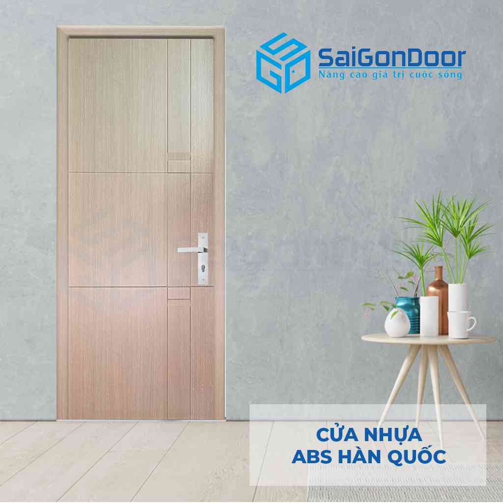 Mẫu cửa phòng ngủ nhựa ABS Hàn Quốc KOS 116-K0201