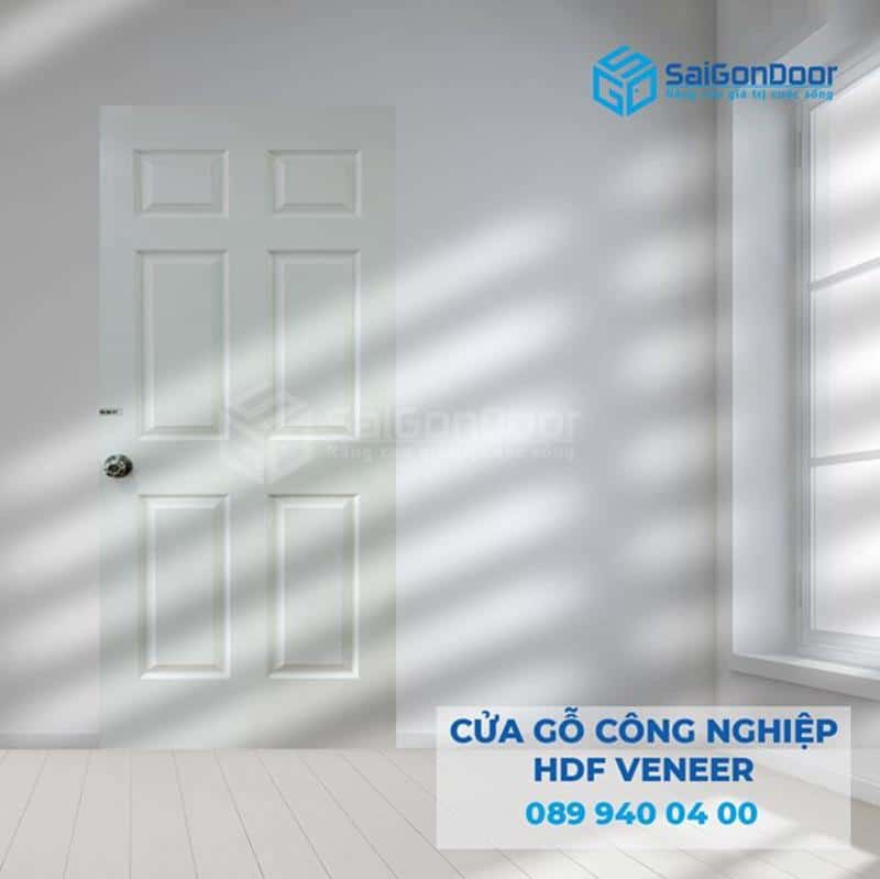 Cửa gỗ công nghiệp HDF với nhiều ưu điểm nổi bật