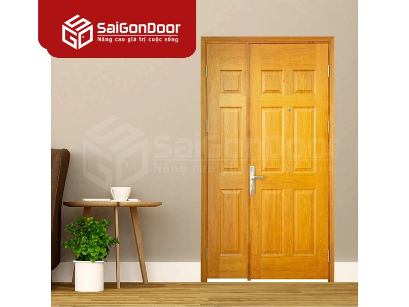 Giá cả cửa cửa gỗ công nghiệp HDF phụ thuộc vào nhiều yếu tố