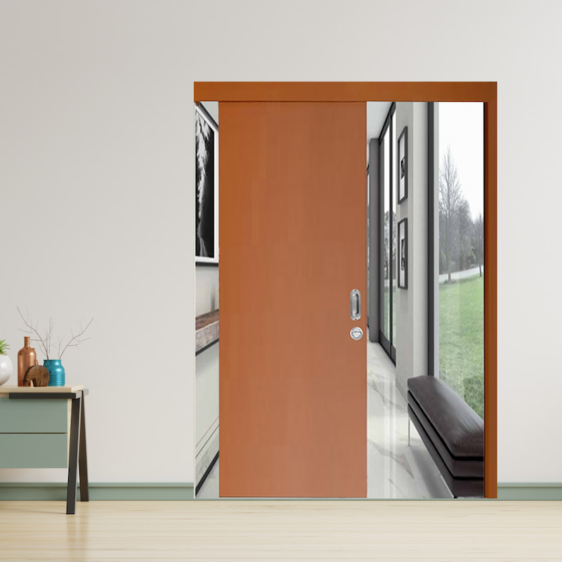 Cửa gỗ công nghiệp Cửa lùa trượt MDF P1 2K