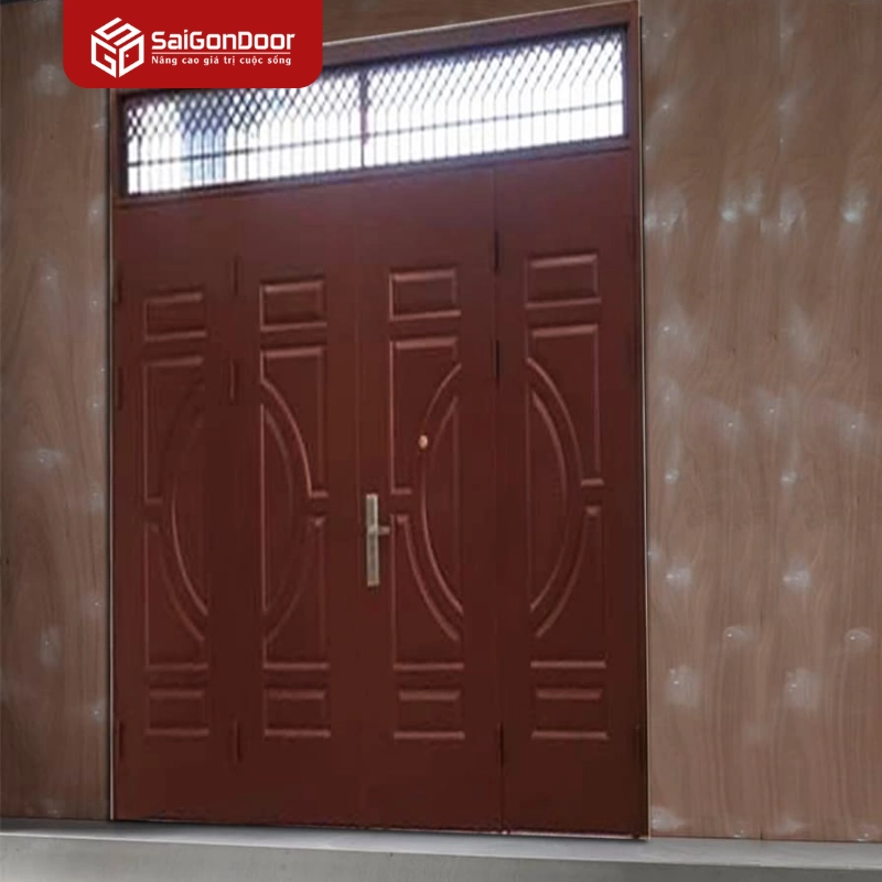 Cửa thép vân gỗ SGD 19