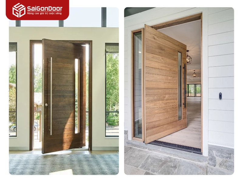 Ưu điểm vượt trội của cửa thép vân gỗ Saigondoor