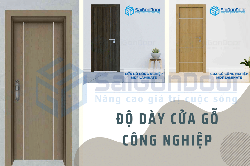 Cửa gỗ công nghiệp