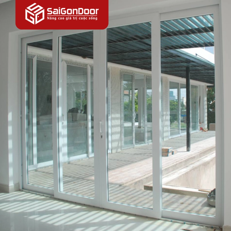 Cửa nhựa lùa nhiều cánh (3, 4 cánh trở lên)