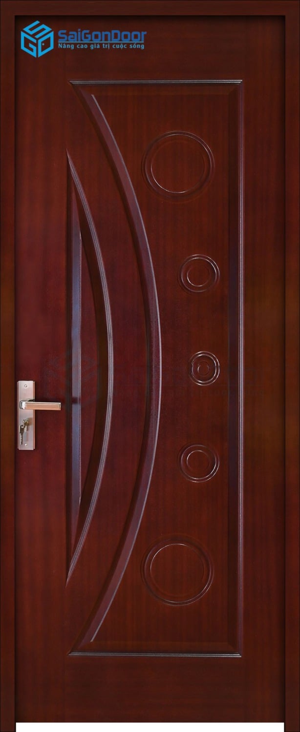 CỬA GỖ CAO CẤP SAIGONDOOR HDF Veneer 1K-Cam xe 18 Cửa gỗ cao cấp SaiGonDoor HDF Veneer 1K-Cam xe