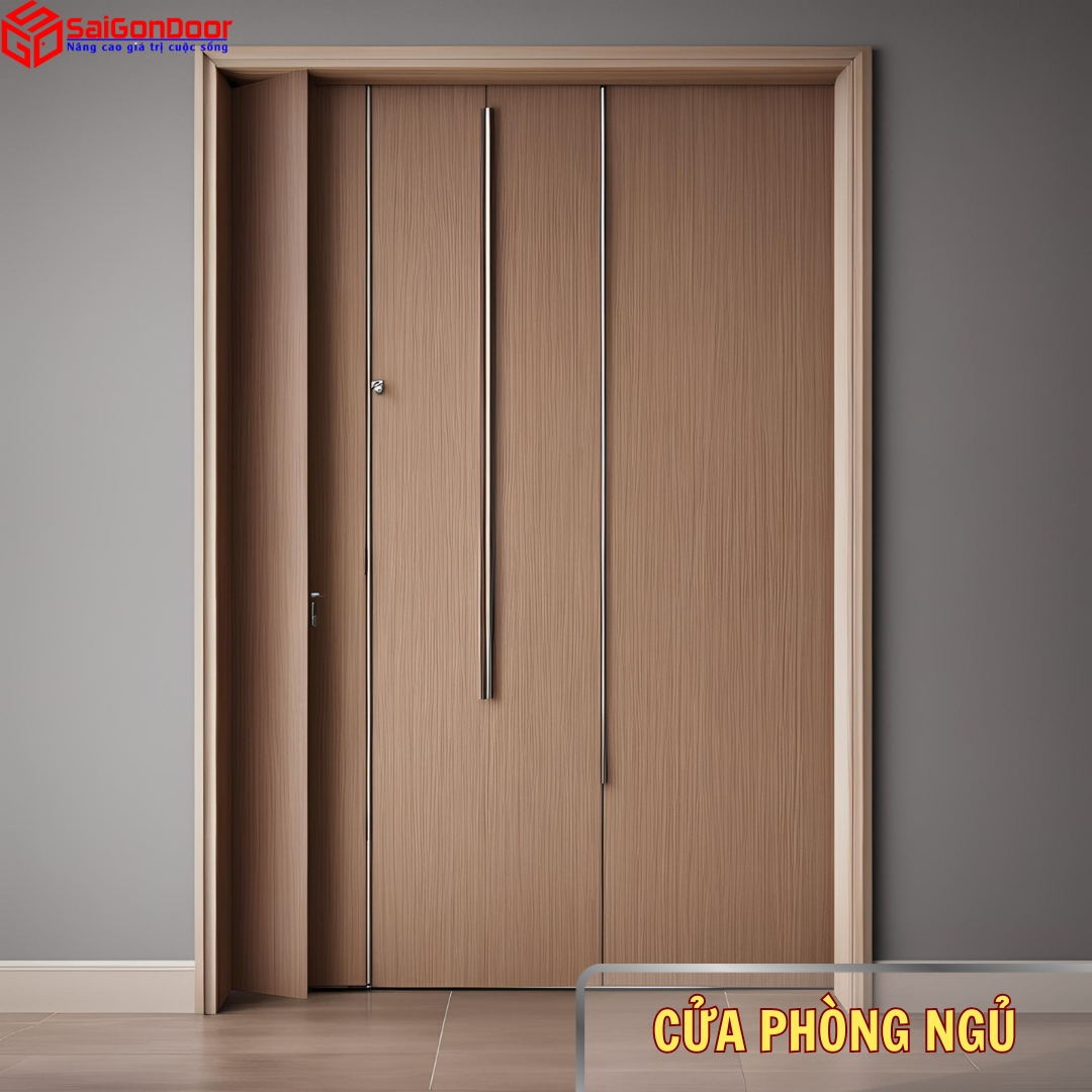 Hình ảnh thi công thực tế cửa phòng ngủ