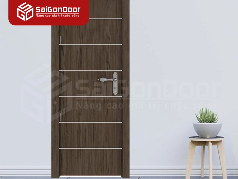 Cửa Gỗ MDF Veneer P1R6
