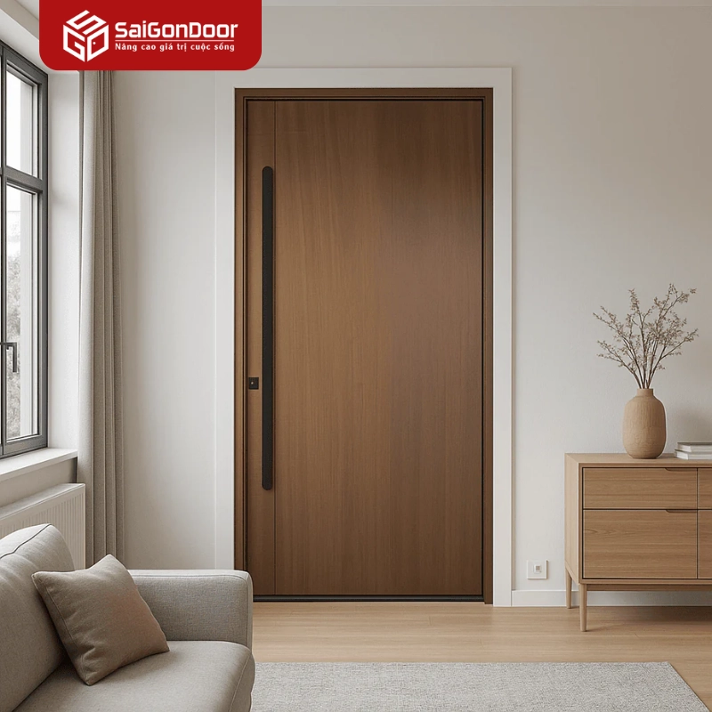Những lưu ý quan trọng khi chọn mua mẫu cửa gỗ 1 cánh phòng ngủ