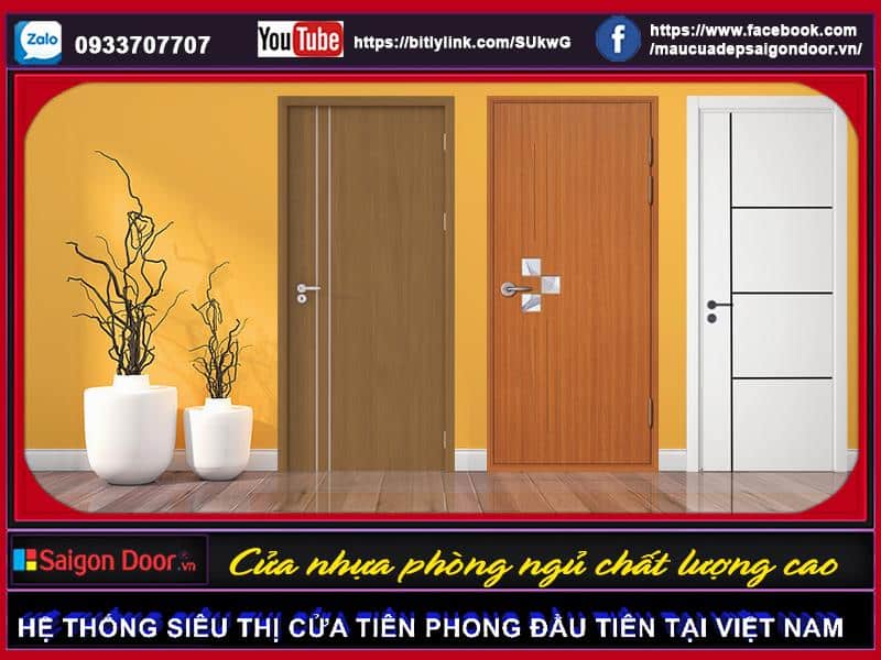 Cách chọn cửa nhựa phòng ngủ tại SaiGonDoor.vn