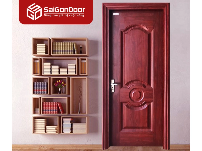 Công nghệ sơn và lớp phủ sơn gỗ cũng là yếu tố ảnh hưởng đến giá cửa thép vân gỗ