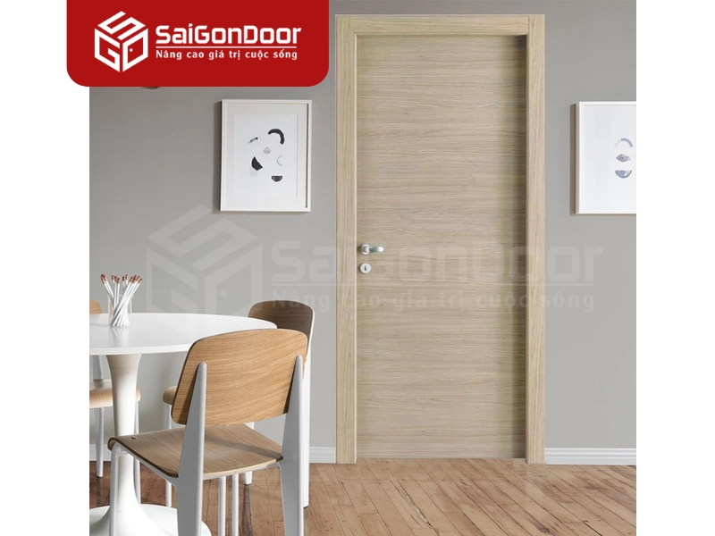 Sử dụng cửa gỗ công nghiệp đúng cách tránh va đập mạnh