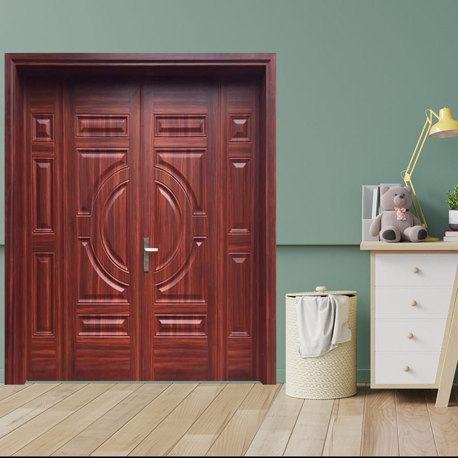 Cửa thép vân gỗ SGD 6