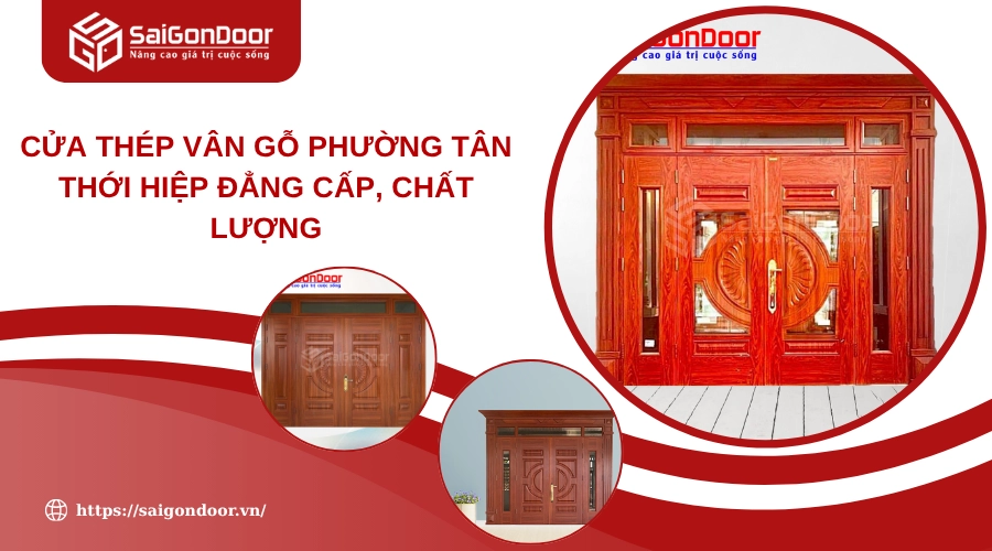 Cửa Thép Vân Gỗ Phường Tân Thới Hiệp Đẳng Cấp, Chất Lượng